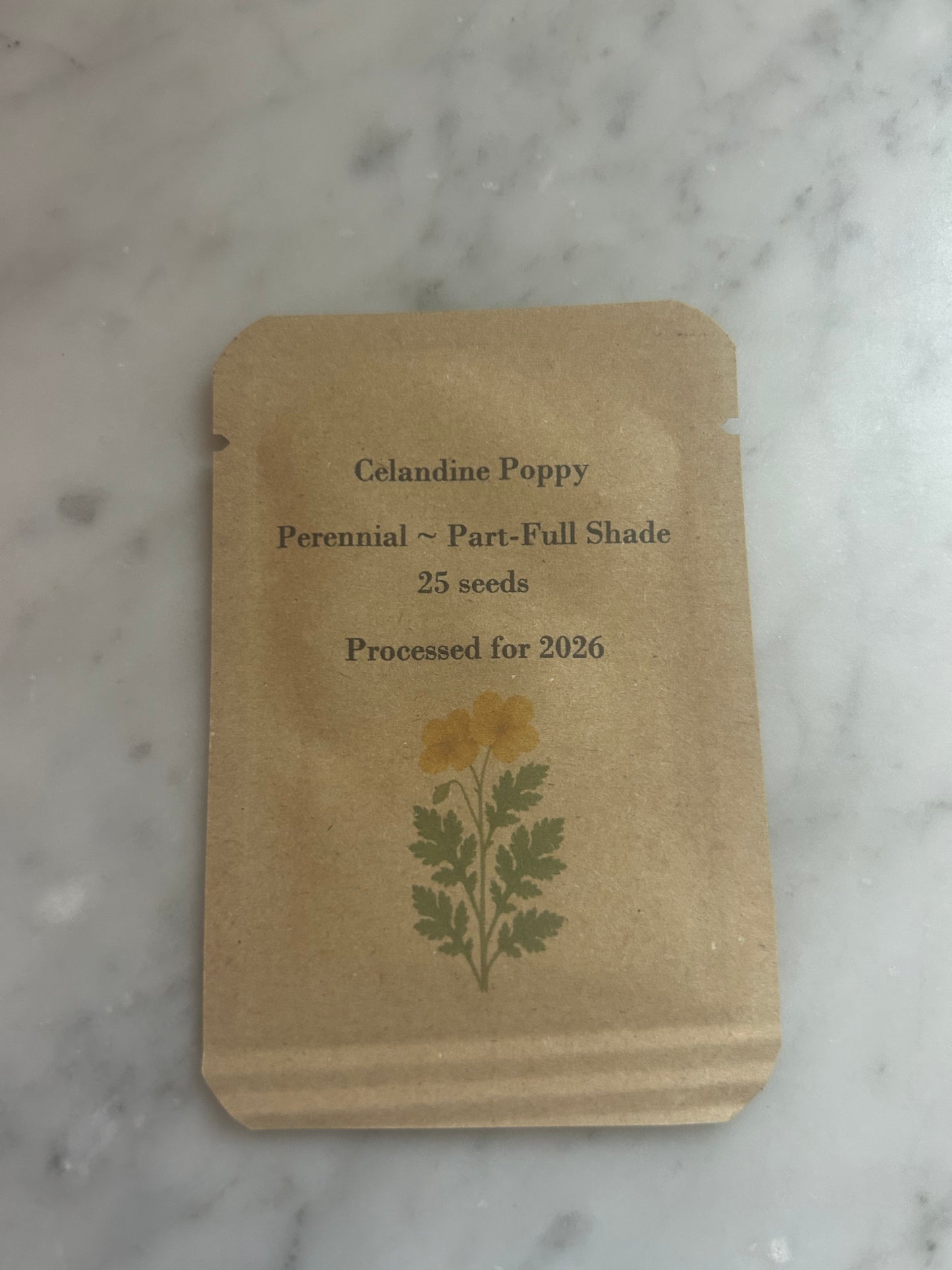 Celandine Poppy Seeds (Stylophorum Diphyllum) - require Stratification for Germination