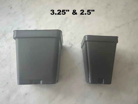 2.5" and 3.25" Growers Pots