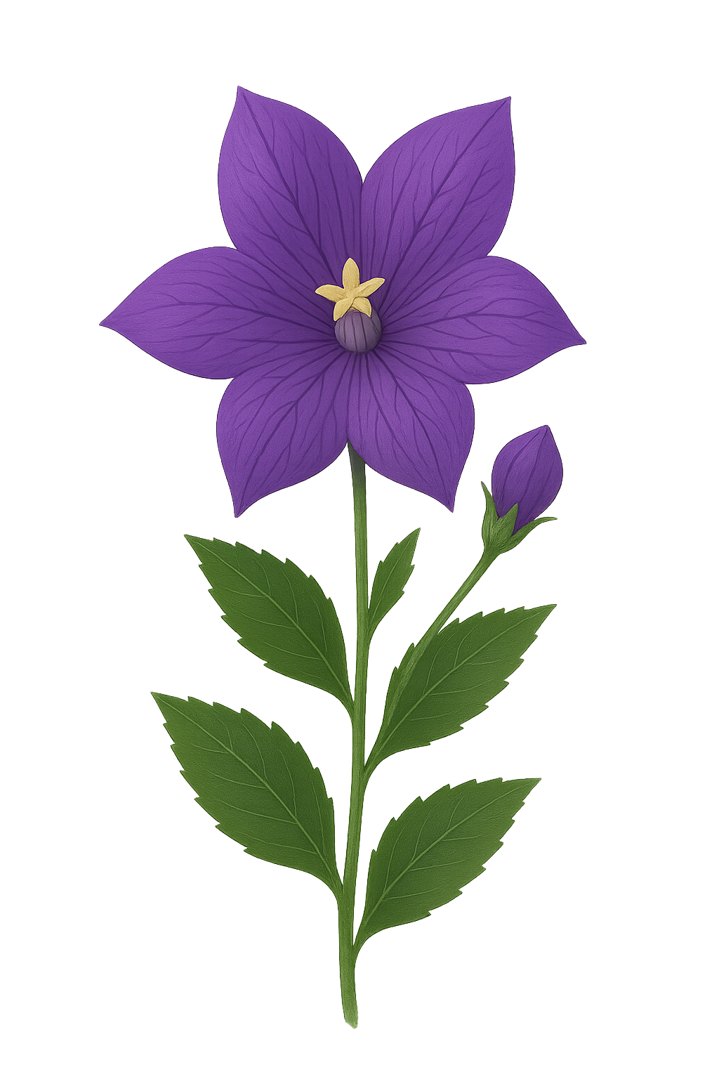 Balloon Flower Drawing