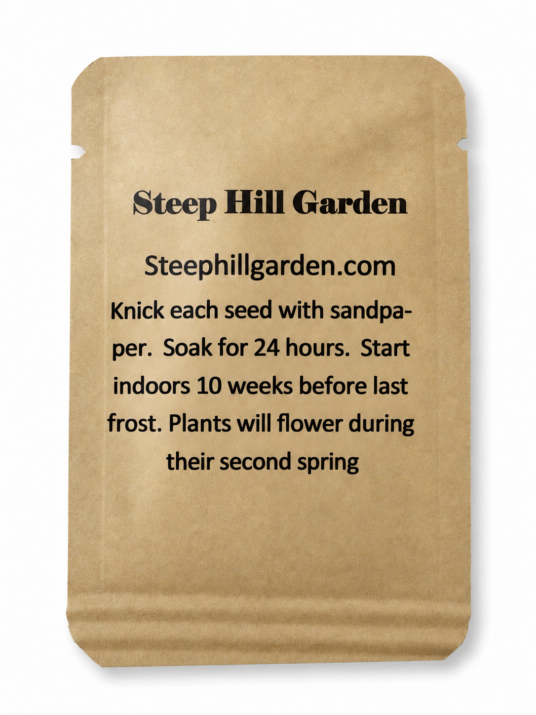 25 Blue False Indigo Seeds (Baptisia australis), Native Pollinator Perennial, Zones 3–9 — seed packet image