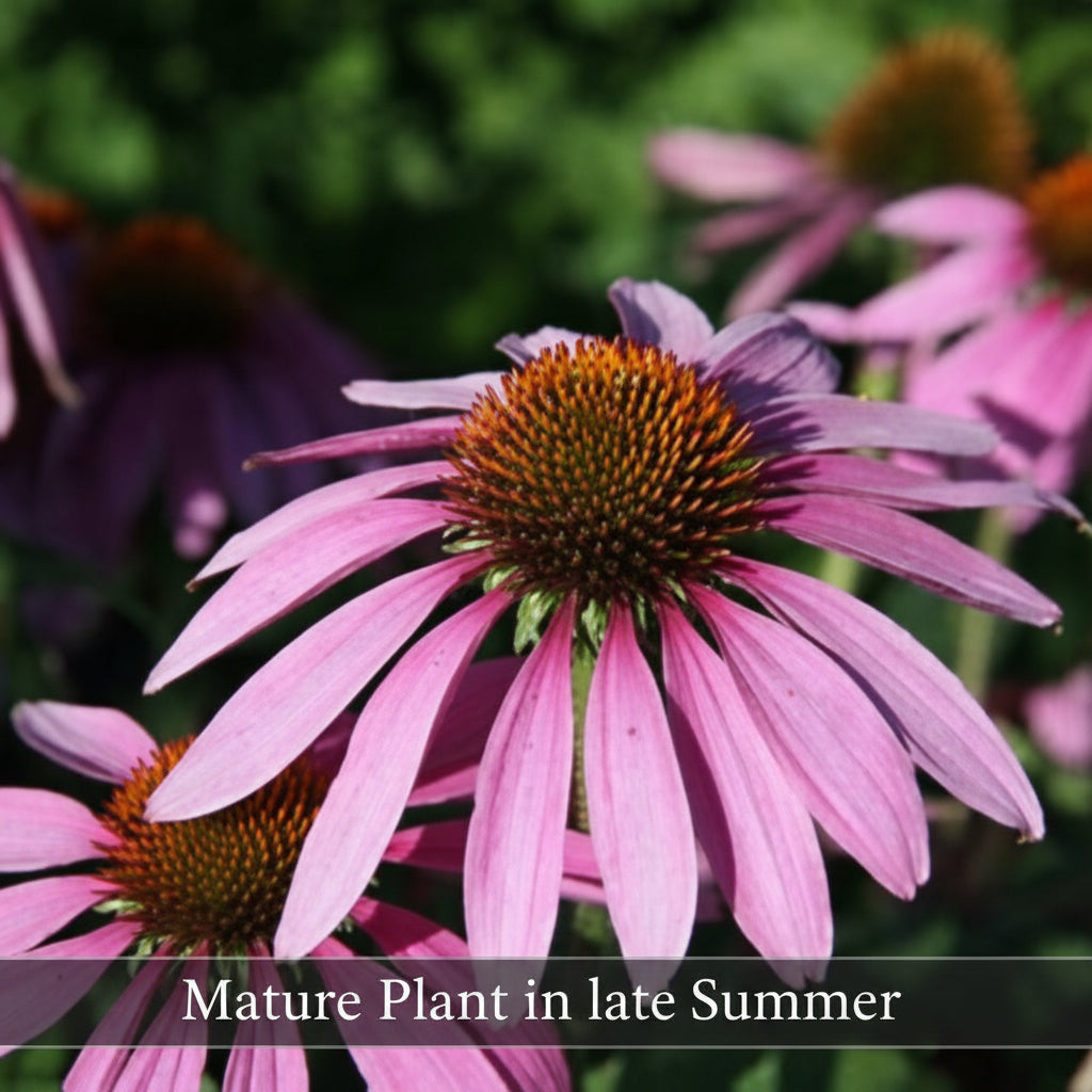 Purple Coneflower Plants - Echinacea Purpurea, Native Perennial, Full-Part Sun, Zones 3-9