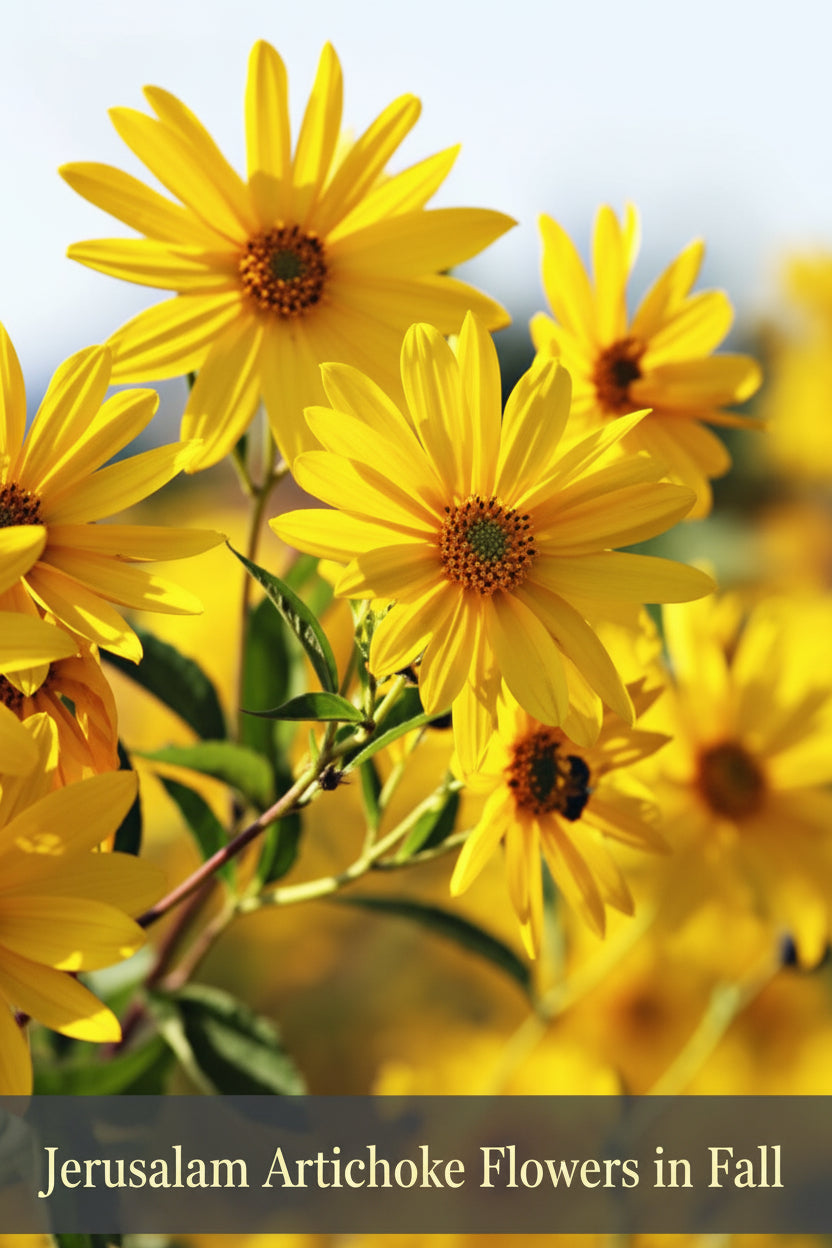 Jerusalem Artichoke (Helianthus tuberosus) Live Plants – Sunchoke, Edible Perennial, Zones 4–9