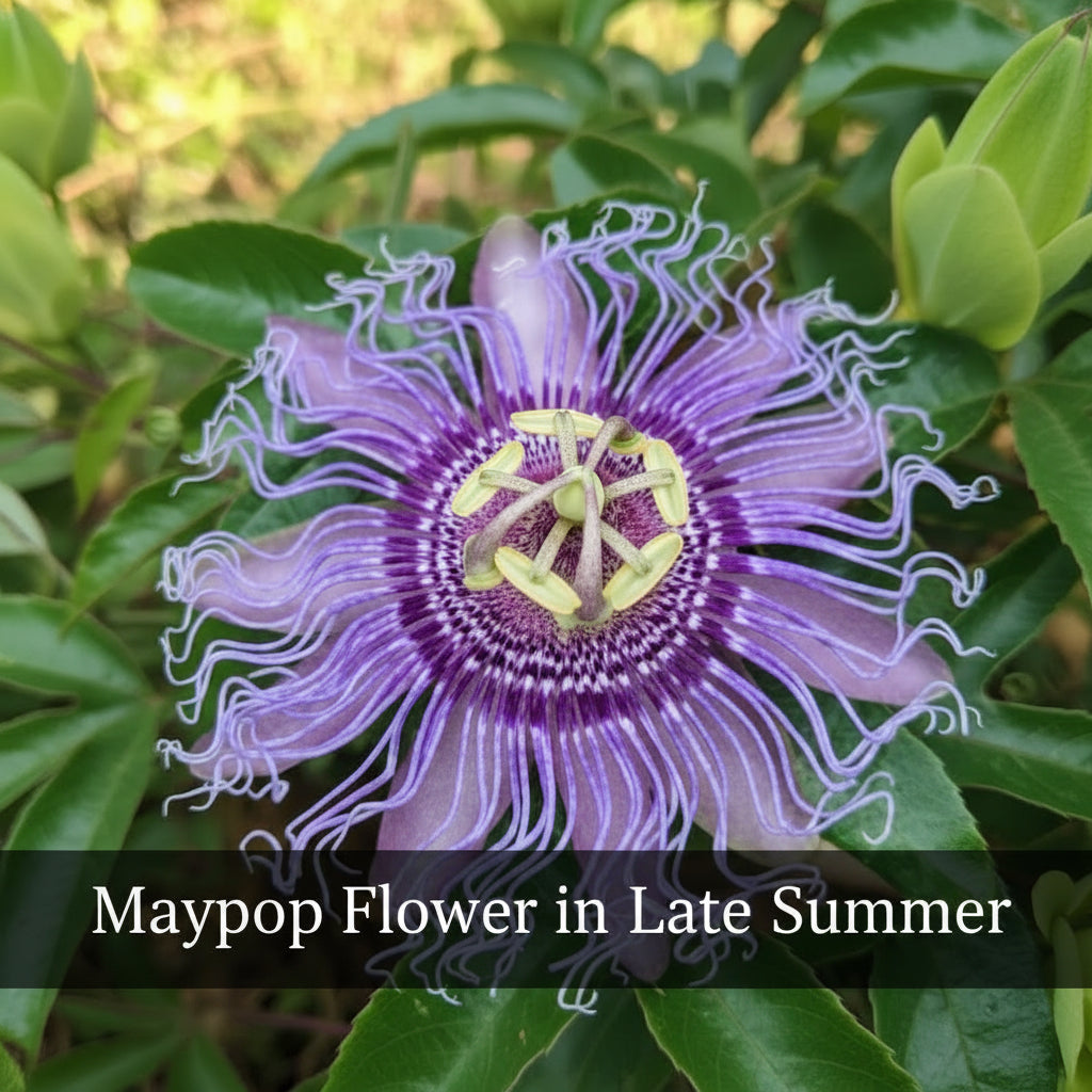 Purple Maypop Flower