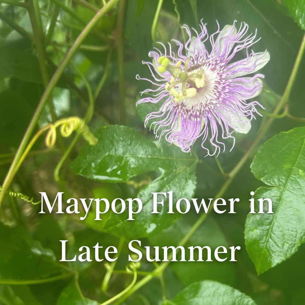 Maypop Passionflower (Passiflora incarnata) Live Plant – Native Vine, Edible Fruit, Zones 6–9, Hardy Passion Fruit