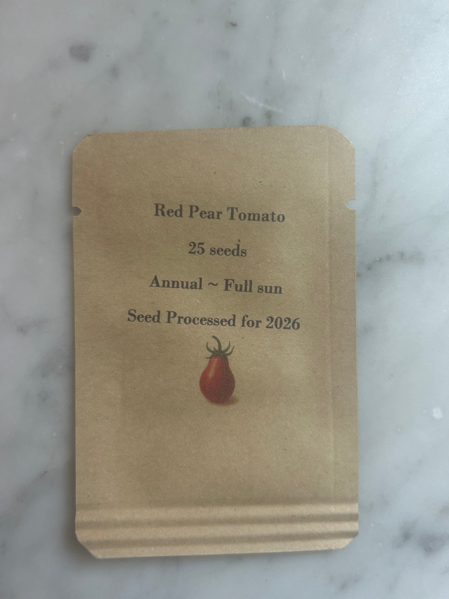 Steep Hill Garden Red Pear Tomato Seeds, 25 Seeds, Full Sun, Annual Vegetable