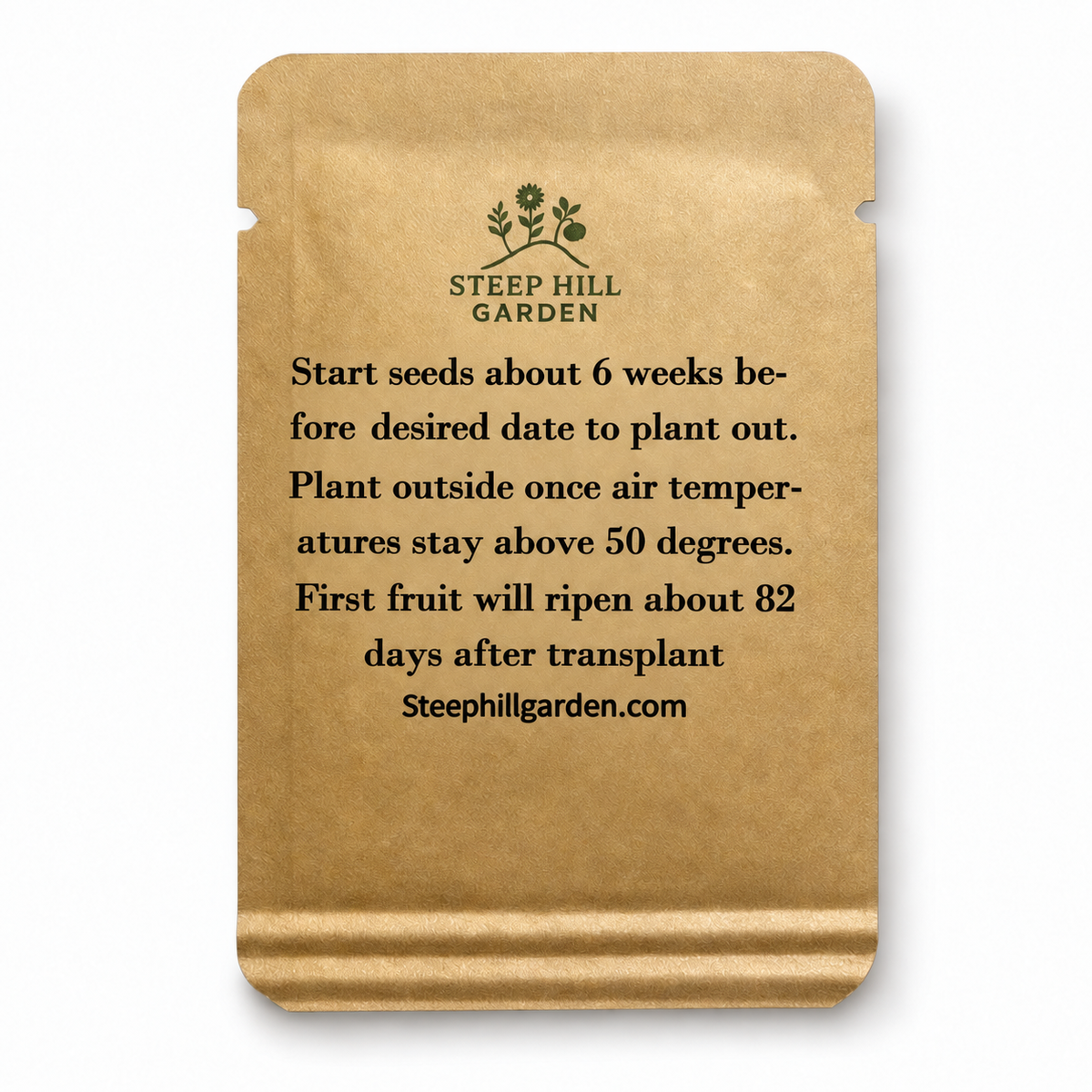 San Marzano Lungono Tomato Seeds - Heirloom Paste Tomato, Italian Variety, Full Sun — seed packet image
